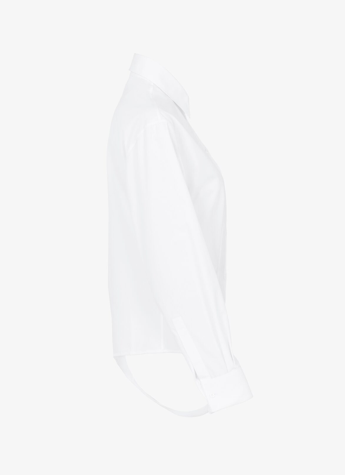 Lightweight poplin bodysuit shirt ALAÏA WHITE LIGHTWEIGHT POPLIN BODYSUIT SHIRT